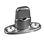 Fasnap Double Stud, 2 Screw Mounted Stainless Steel Pin and Spring | Blackburn Marine Supply